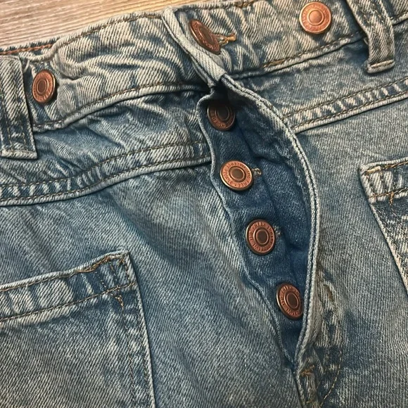 Free People Palmer Cuffed Jeans 28 We the free FP LaLa Land - Picture 5 of 13